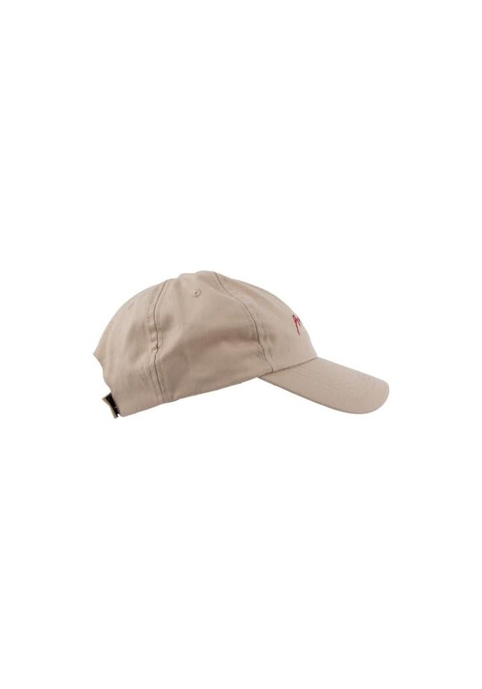 DAISO Basic Cotton Cap - Beige - Image 1